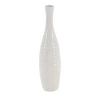 CosmoLiving by Cosmopolitan White Stoneware Modern Vase Set