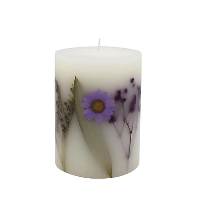 3" x 4" Vanilla Flower Scented Botanical Pillar Candle by Ashland®