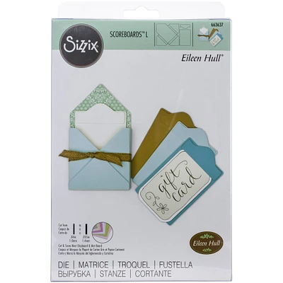 Sizzix® Scoreboards® L Gift Card Folder & Label #2 Die Set By Eileen Hull®
