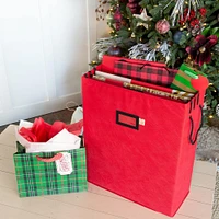 Santa's Bag Gift Bag Organizer & Tissue Paper Storage Box