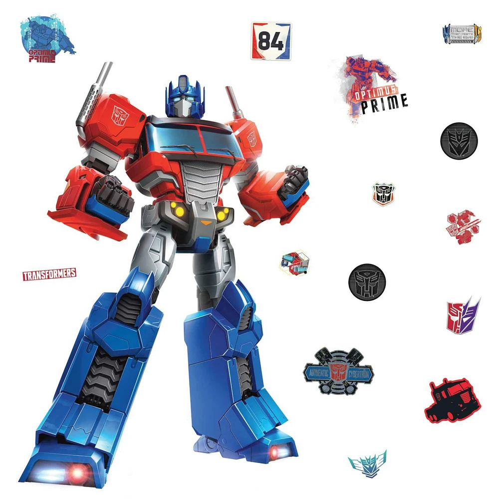 RoomMates Classic Optimus Prime Peel & Stick Giant Decals