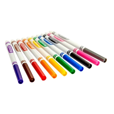 12 Packs: 10 ct. (120 total) Crayola® Classic Colors Fine Line Markers