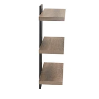 Household Essentials Jamestown 3-Tier Wall Shelf