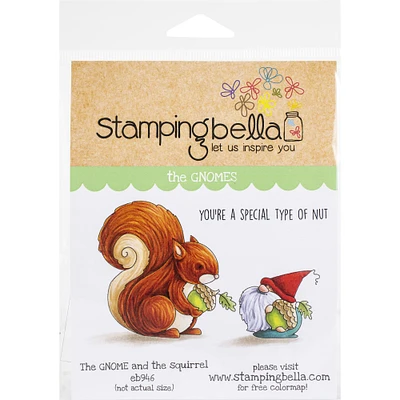 Stamping Bella The Gnome And The Squirrel Cling Stamps