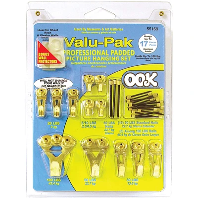 Ook® Valu-Pak Professional Padded Picture Hanging Set