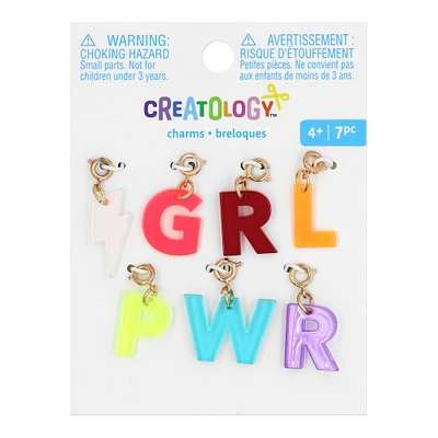 12 Pack: Girl Power Charm Set by Creatology™