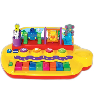 Kiddieland Playful Pals Battery-Operated Piano with Keyboard