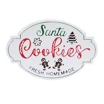 Fresh Homemade Santa Cookies Christmas Hanging Wall Décor