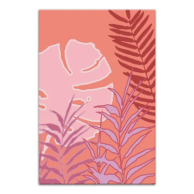 Jungle Leaves Canvas Wall Art