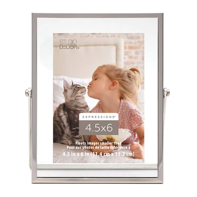 Silver 4.5" x 6" Float Frame, Expressions™ by Studio Décor®