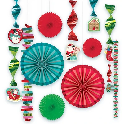 North Pole Christmas Fan Decoration Kit 