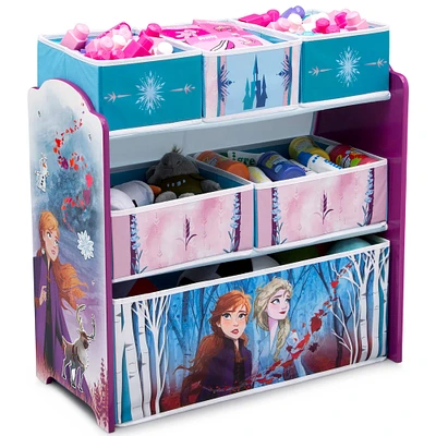 Disney® Frozen II 6 Bin Design & Store Toy Organizer