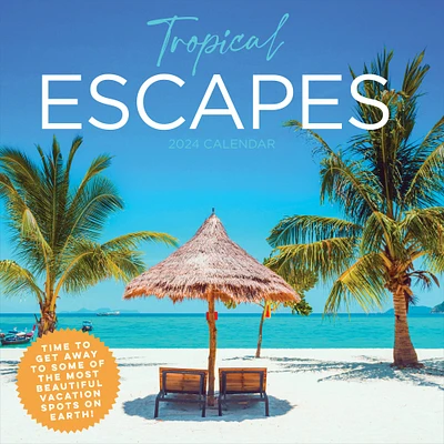 TF Publishing 2024 Tropical Escapes Wall Calendar