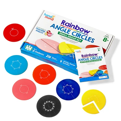 Hand2mind® Rainbow® Angle Circles Small Group Set, 6ct.