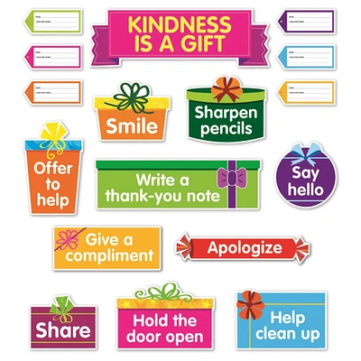 Scholastic® Teaching Resources Kindness Is a Gift Bulletin Board Set, 41ct.
