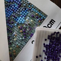 Sparkly Selections Rainbow Iguana Diamond Painting Kit, Square Diamonds