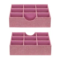 Household Essentials 9-Compartment Drawer Organizers, 2ct.