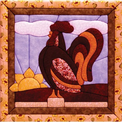 Quilt-Magic® Rooster No Sew Wall Hanging Kit