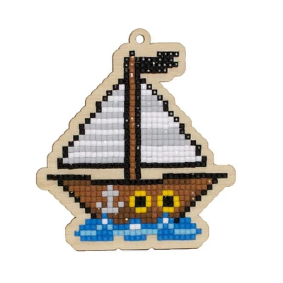 Wizardi Diamond Painting Kit Sailing Ship