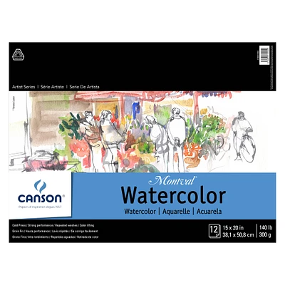 Canson® Montval® Artist Series Watercolor Pad