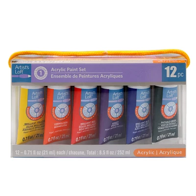 16 Pack: 12 ct. (192 total) Basics Acrylic Paints by Artist's Loft™