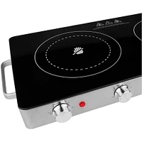 Brentwood Double Infrared Electric Countertop Burner