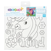 12 Pack: Unicorn Coloring Board Kit by Creatology™