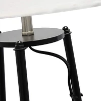 Simple Designs 62.5" Tripod 3 Tier Floor Lamp