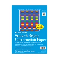 Strathmore® 100 Series Smooth Bright Construction Paper Pad