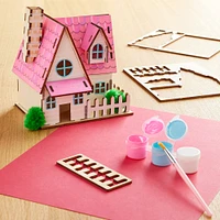 12 Pack: House Color-In 3D Wood Puzzle by Creatology™