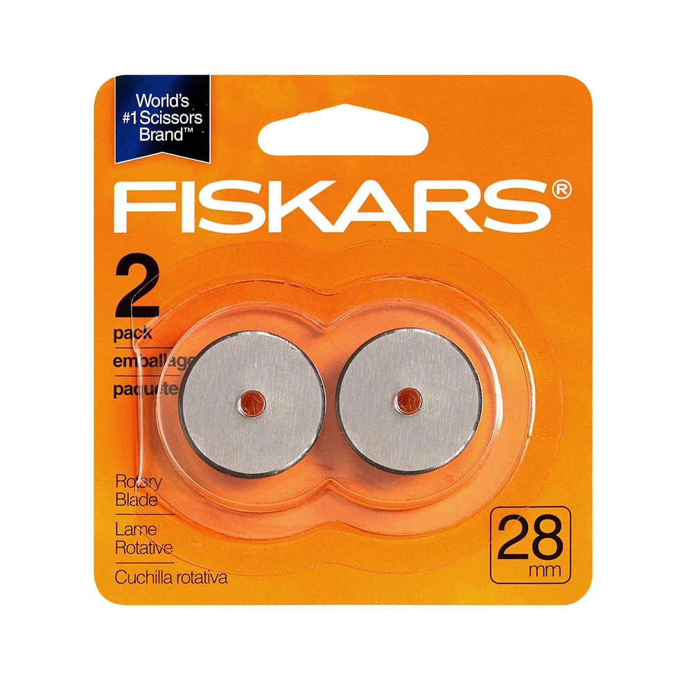 Fiskars® 28mm Rotary Blades, 2ct.