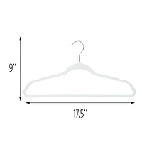 Honey Can Do White Rubberized Suit Hangers