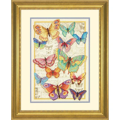 Dimensions® Gold Collection® Butterfly Beauty Counted Cross Stitch Kit