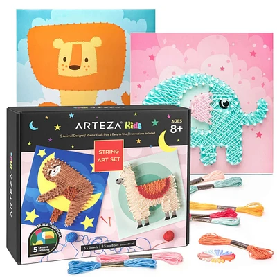 Arteza® Kids String Art Animal Set