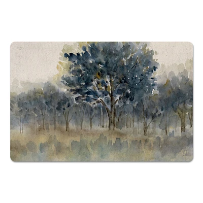 Watercolor Trees Floor Mat