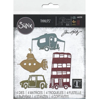 Sizzix® Thinlits™ Wacky Transport #1 Die Set by Tim Holtz®