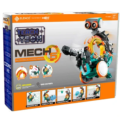 Elenco® TEACH TECH™ Mech-5 Mechanical Coding Robot