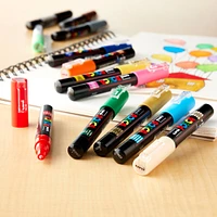 Uni Posca PC-1M 16 Color Extra Fine Tapered Tip Paint Marker Set