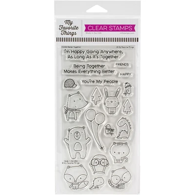 My Favorite Things®  Clearly Sentimental Better Together Stamps