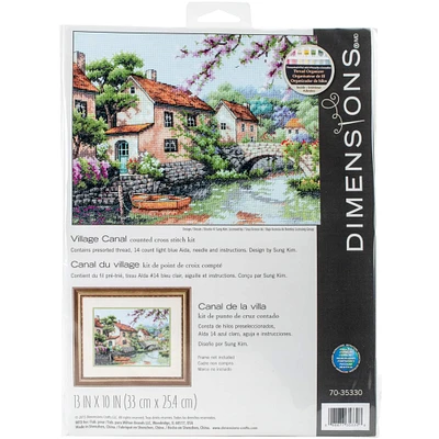 Dimensions® Village Canal Counted Cross Stitch Kit