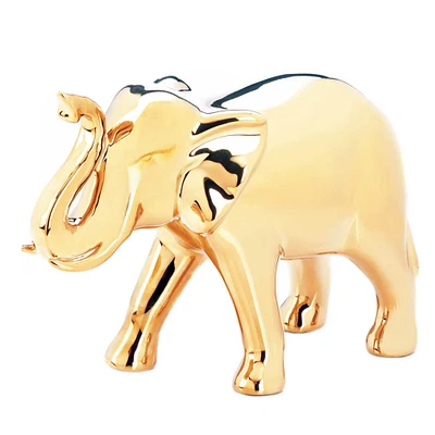 7" Golden Elephant Figure