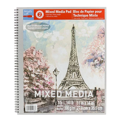 Mixed Media Heavy Weight Paper Pad by Artist's Loft