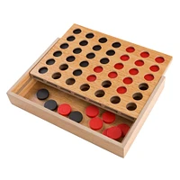 Toy Time Classic Four in a Row Wooden Game