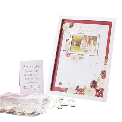 Kate Aspen® Burgundy Blush Wedding Guest Book Alternative