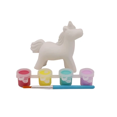 12 Pack: Color Your Own 3D Ceramic Unicorn Kit by Creatology™