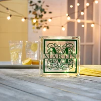 7.5" Decorative Glass Block by ArtMinds®