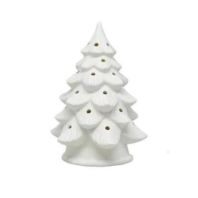 8" Christmas Tree DIY LED Ceramic Décor by Make Market®