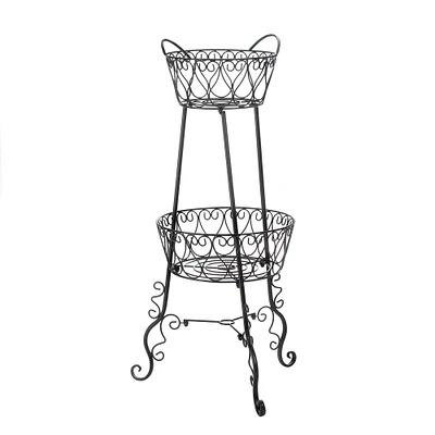 39.5'' Two-Tier Plant Stand