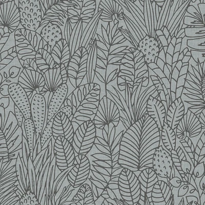 RoomMates Tropical Leaves Sketch Peel & Stick Wallpaper