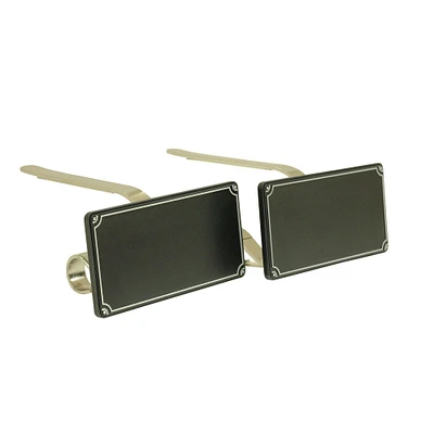 Original MantleClip® With Silver Chalkboard Icons, 2ct.